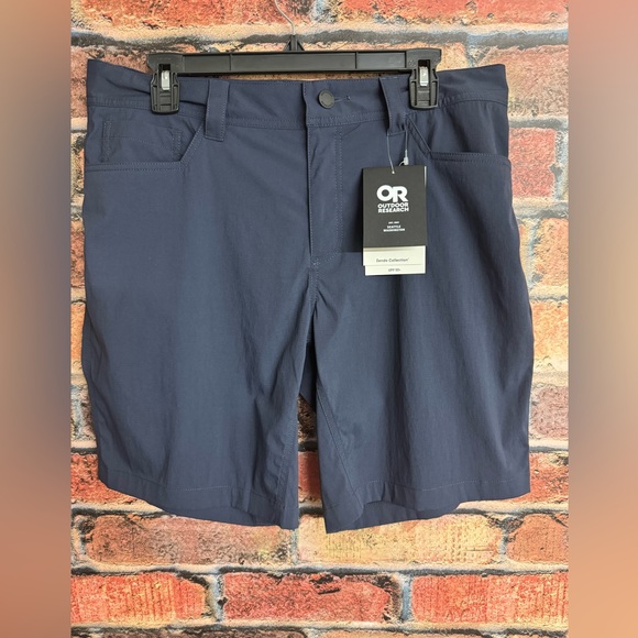 Men's Outdoor Research Zendo Regular Fit Everyday Shorts - 9" Inseam Dark Navy - Picture 2 of 8